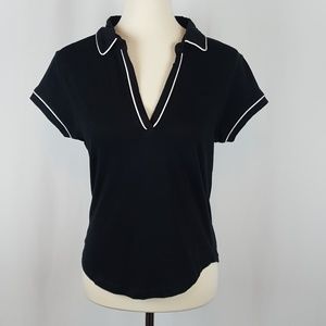 Express Black Mini Polo Size Large